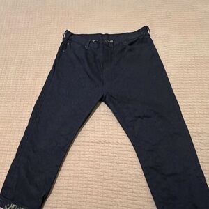 Levi's 501 Men's Black and Leopard Print Jeans